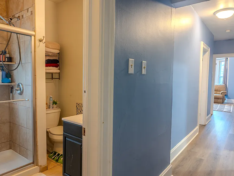 Bright, airy space with soaring ceilings.
