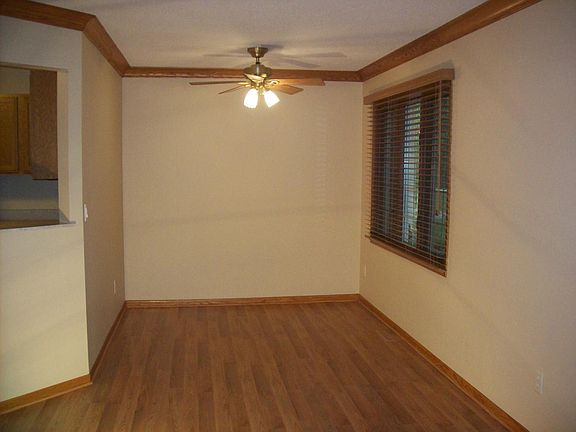 Dining room is open to the living room and partially open to the kitchen.