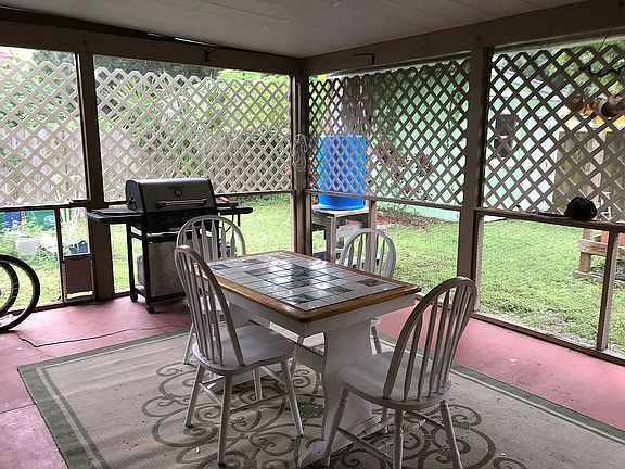 large screened in porch