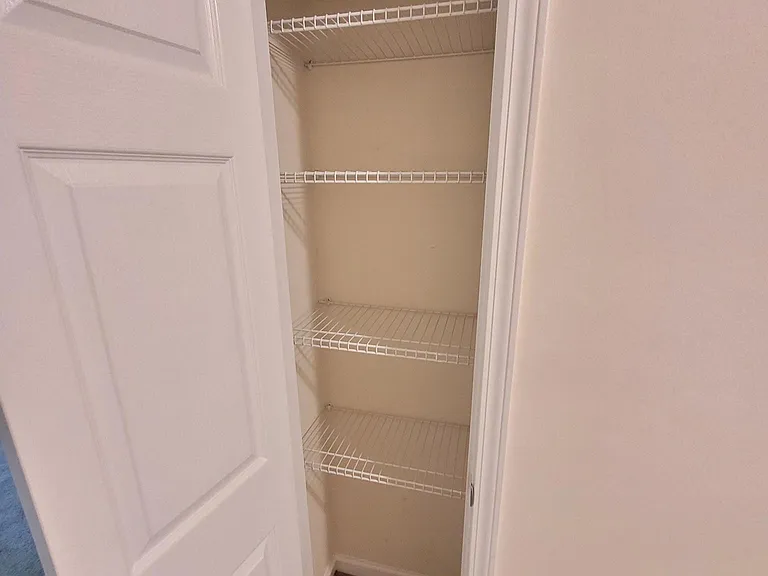 Linen closet in hall