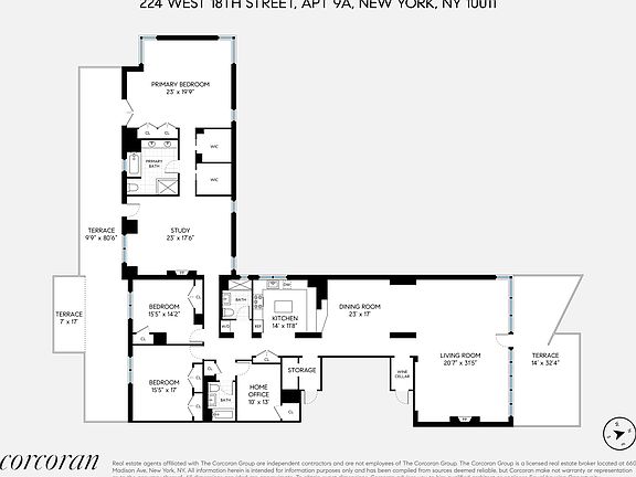 2nd image of 224 W 18th St APT 9A