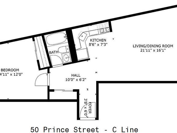 2nd image of 50 Prince St APT 6C