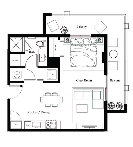 Floor plan NS4