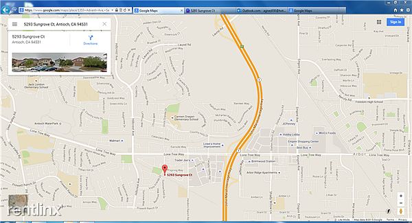 5293 Sungrove ct house Map