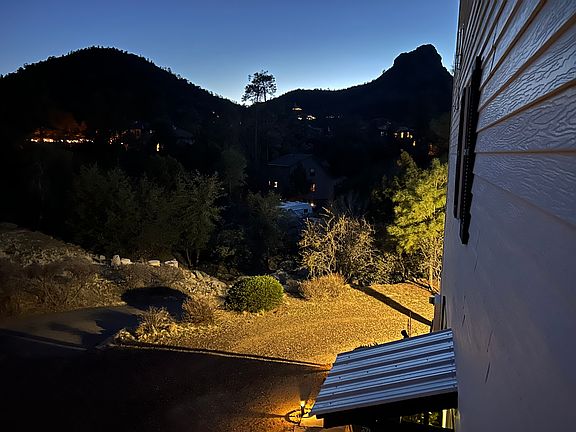 Thumb Butte from front porch...