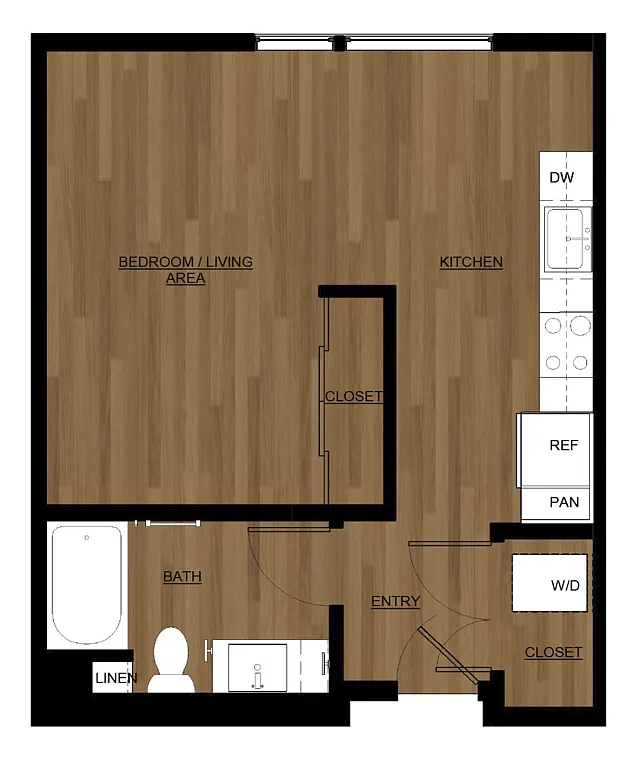 Floor plan Studio