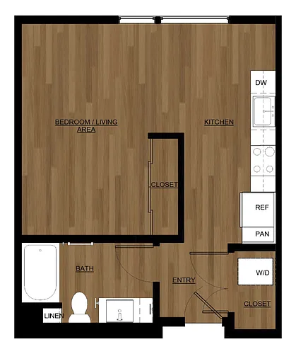 Floor plan Studio