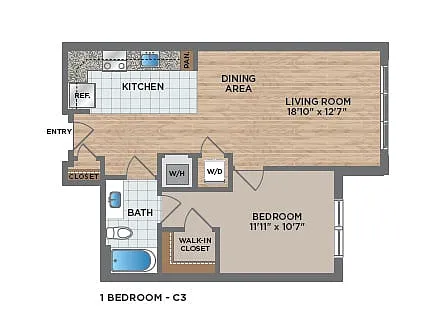 Floor plan 1-C3