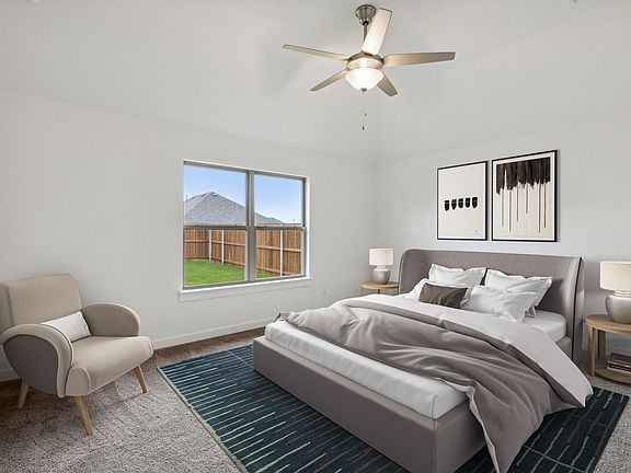 Primary Suite in the Jade home plan by Trophy Signature Homes - REPRESENTATIVE PHOTO