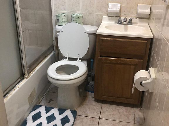 private clean bathroom and bathtub shower