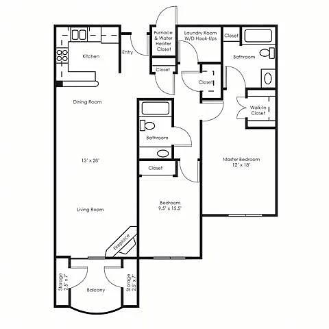 Floor plan The Tahoe