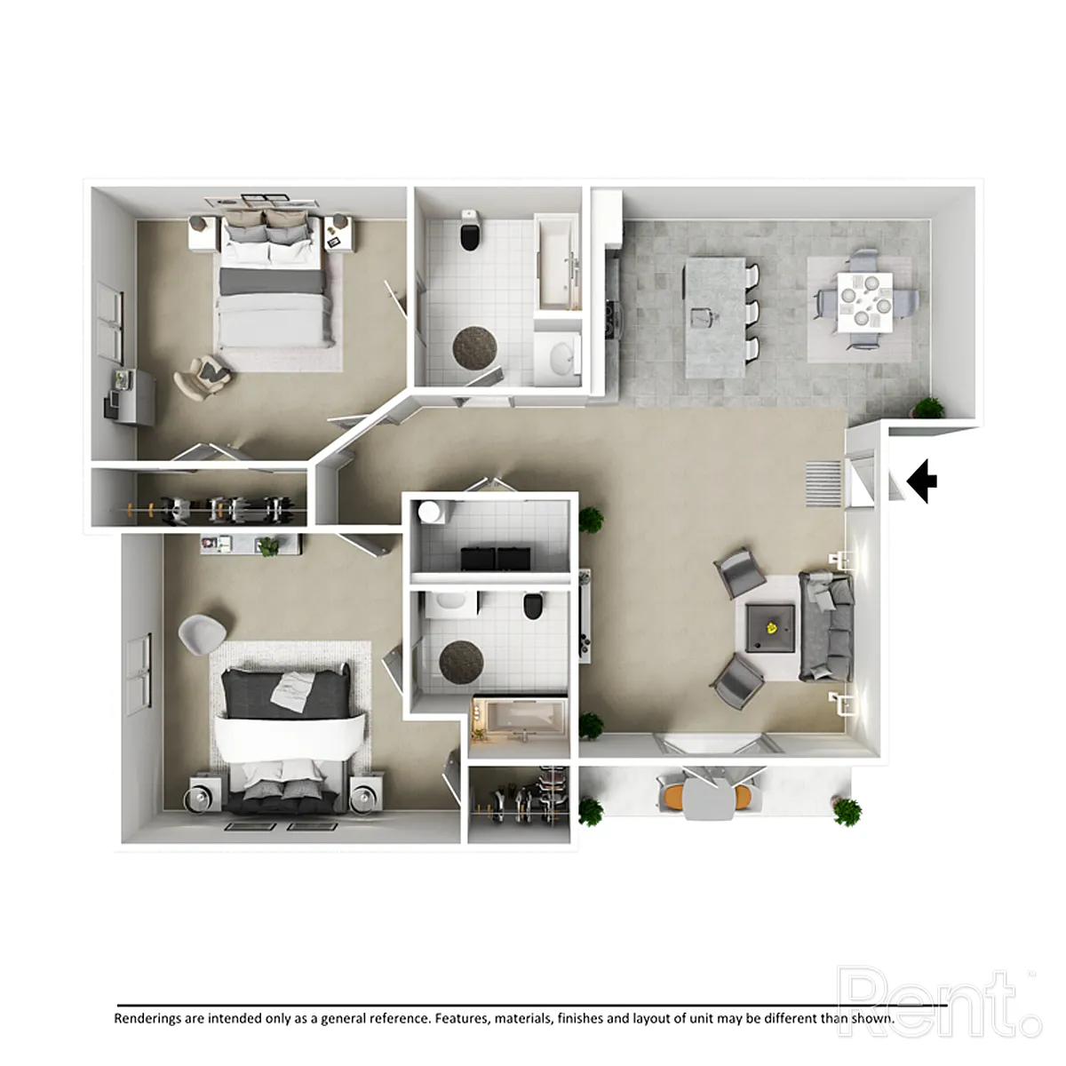 Floor plan Willow1