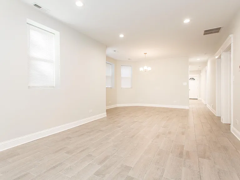 Living room looking into dining room