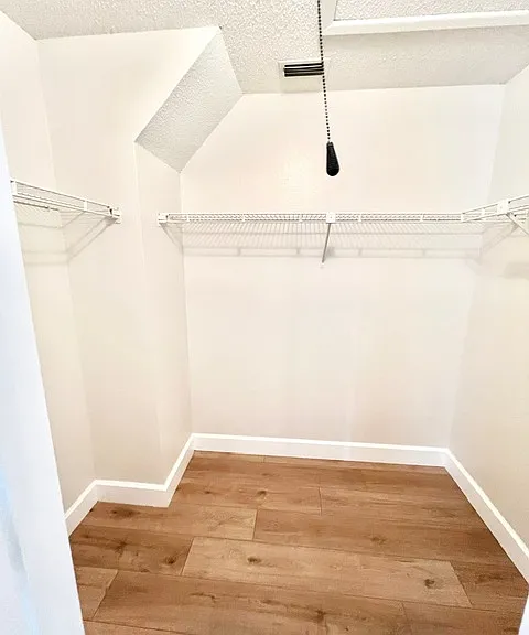 This big closet can be used as an office. it's ducted/has AC