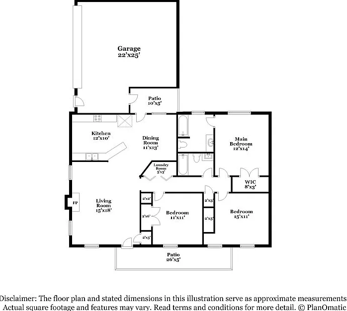 3 bed, 2.0 bath, 1350 sqft, $2,005 — Photo 2