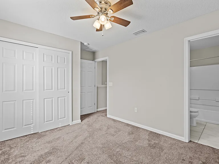 spare bedroom and bath