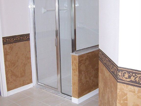 Large Shower plus Garden tub in Master Bathroom