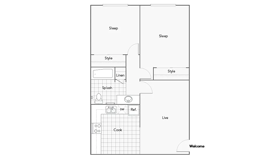 Floor plan B1R