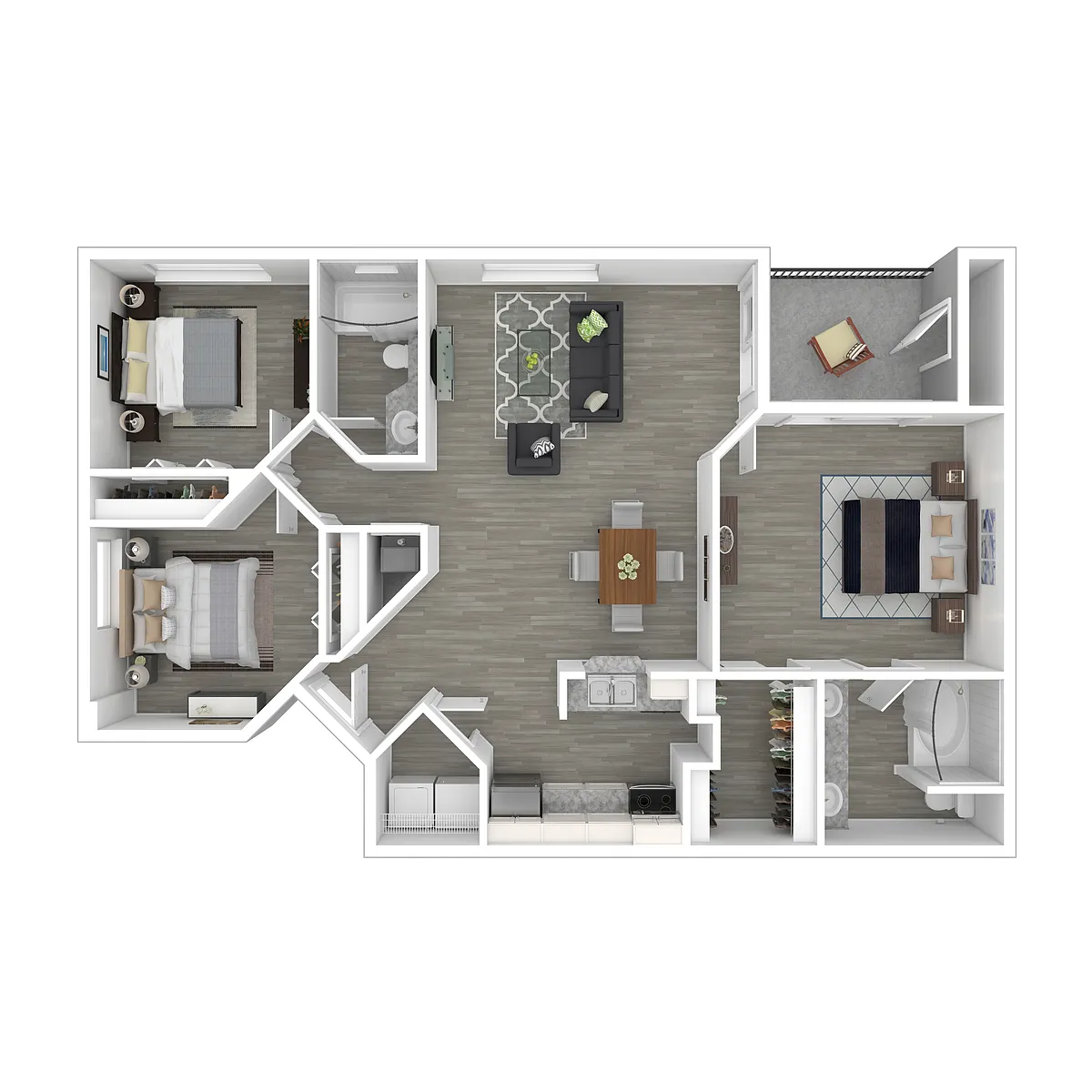 Floor plan Fern - Renovated