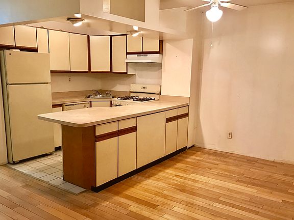 open kitchen with island