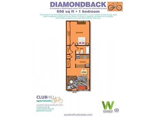Floor plan Diamondback