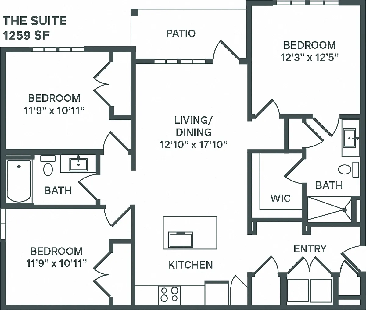 Floor plan C1