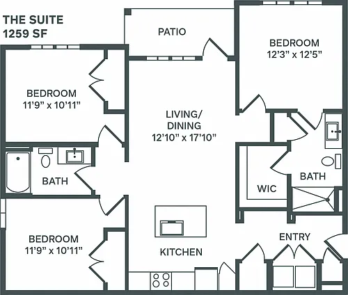 Floor plan C1