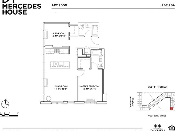 2nd image of 550 W 54th St APT 2000