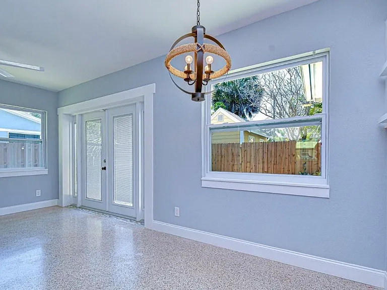 Dining area and sunroom