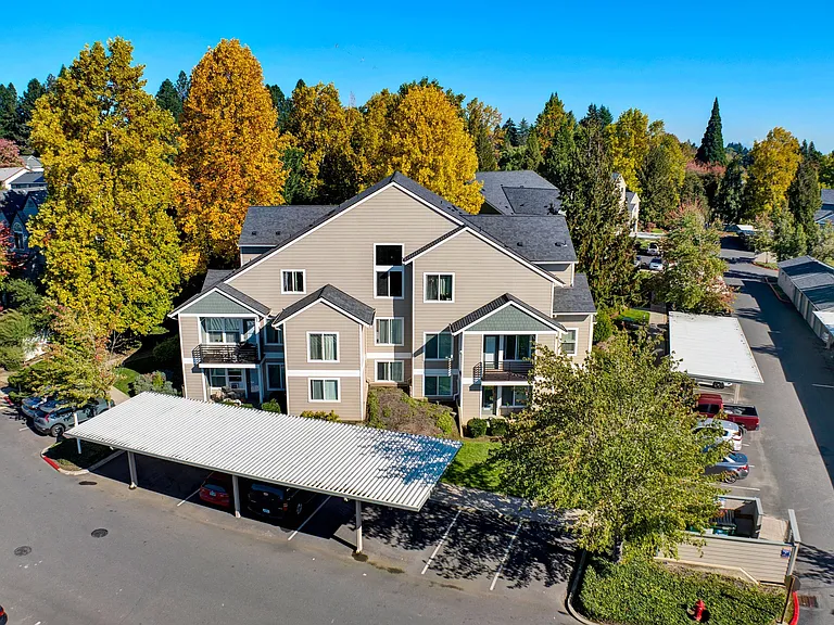 Overhead View Masters Apartments in Aloha Oregon