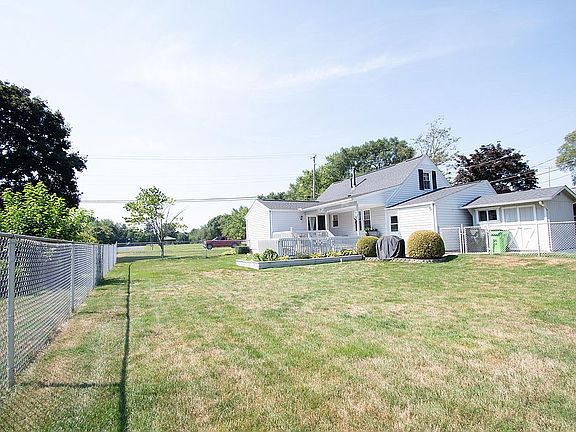 Big fenced-in backyard.