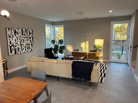 Great room facing living area