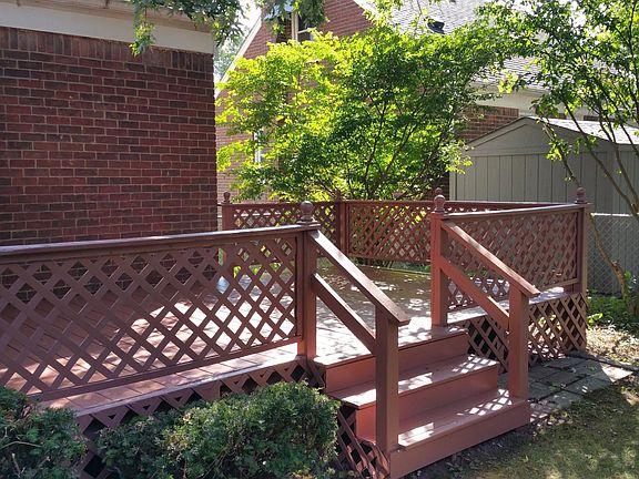 Back Deck off Sunroom