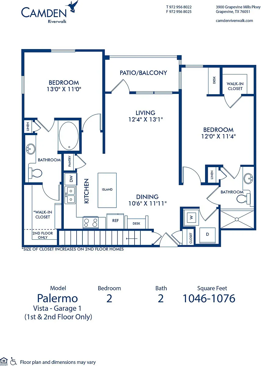 Floor plan Palermo Vista - Garage1