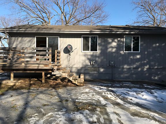 back deck and concrete patio