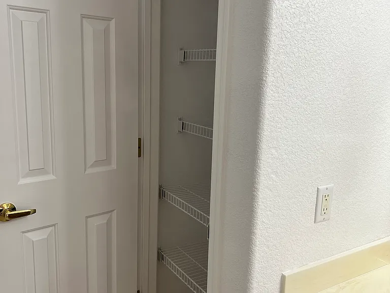Master bathroom closet