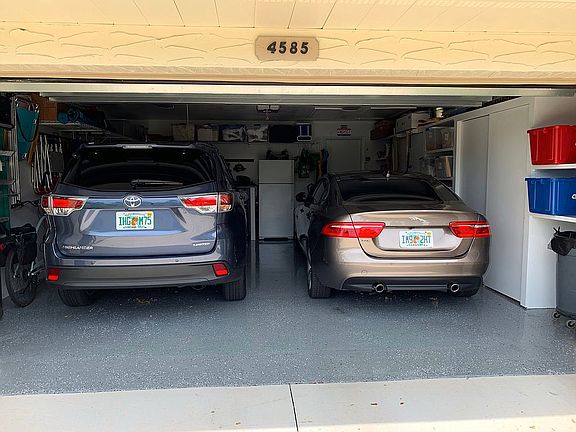 Two car garage