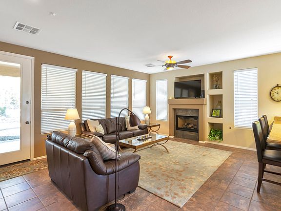 Family  Room with Fireplace/Media Center
