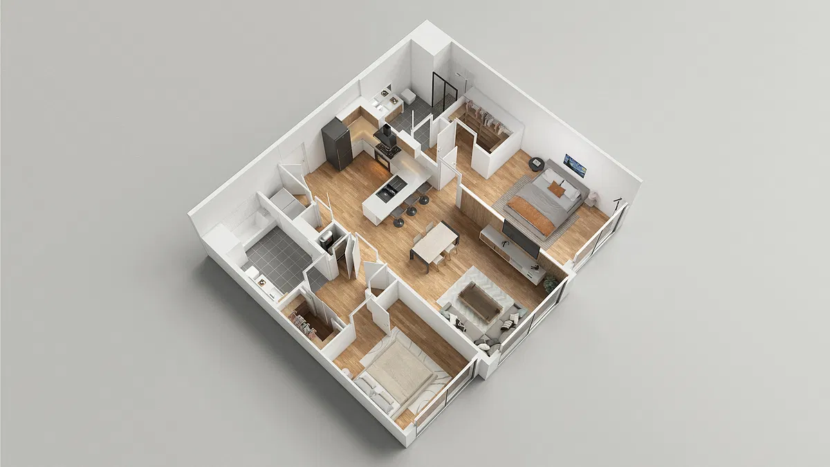 Floor plan 2C