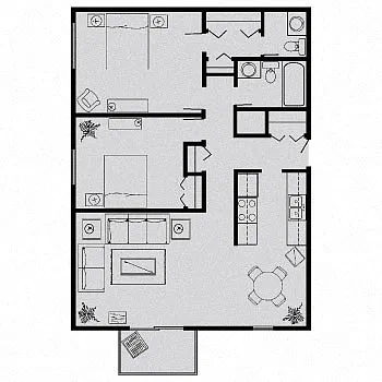 Floor plan D2