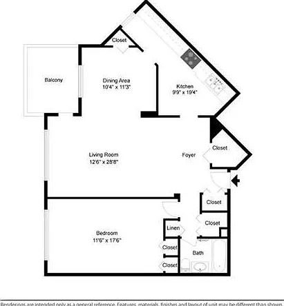 1 Bedroom 1 Bath 1 Bedroom 1 Bath