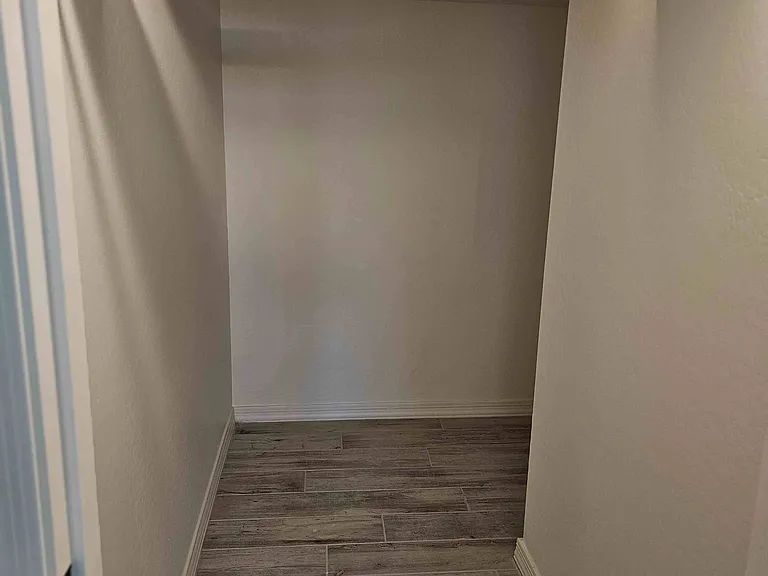 Large storage under stairs