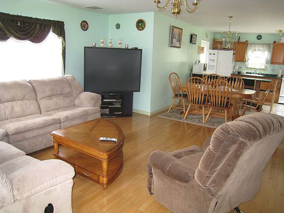 Living Room Opens to Dining Room 