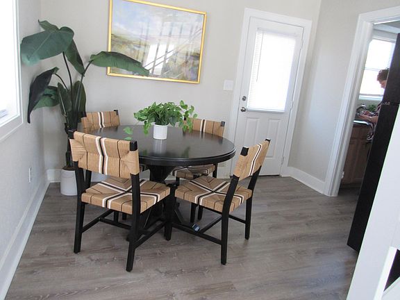 Dining area - these apartments are not furnished.