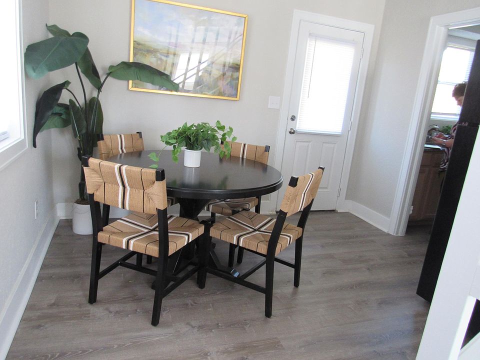 Dining area - these apartments are not furnished.