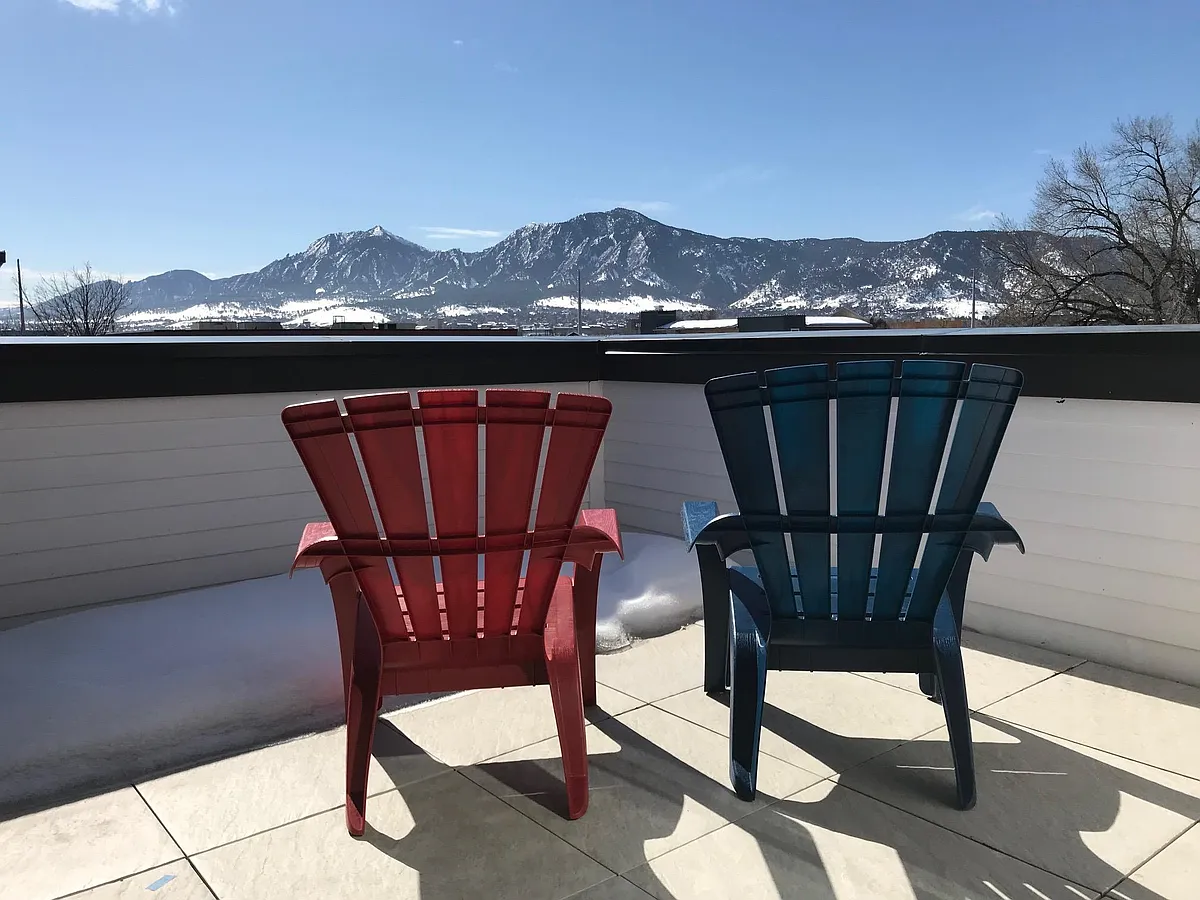 Your unobstructed view from your private roof-top patio off the 3rd floor bonus room. - 3113 Bluff St