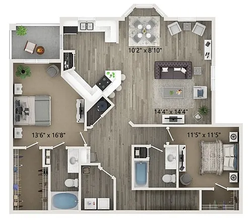 Floor plan B6