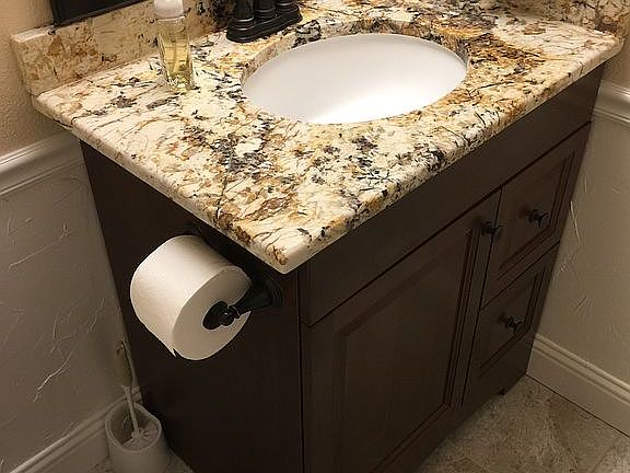 Half Bathroom Vanity