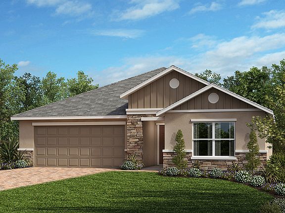 Exterior H with stone