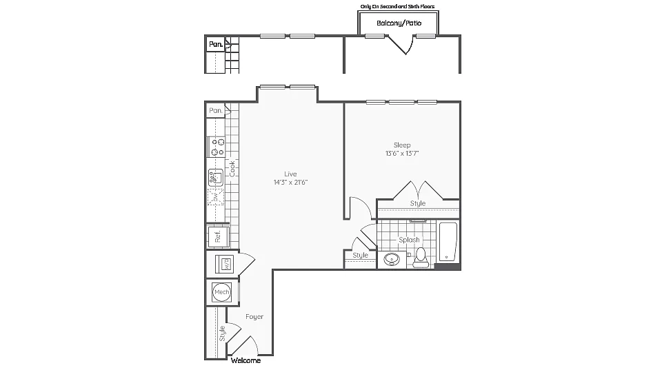 Floor plan Annapolis